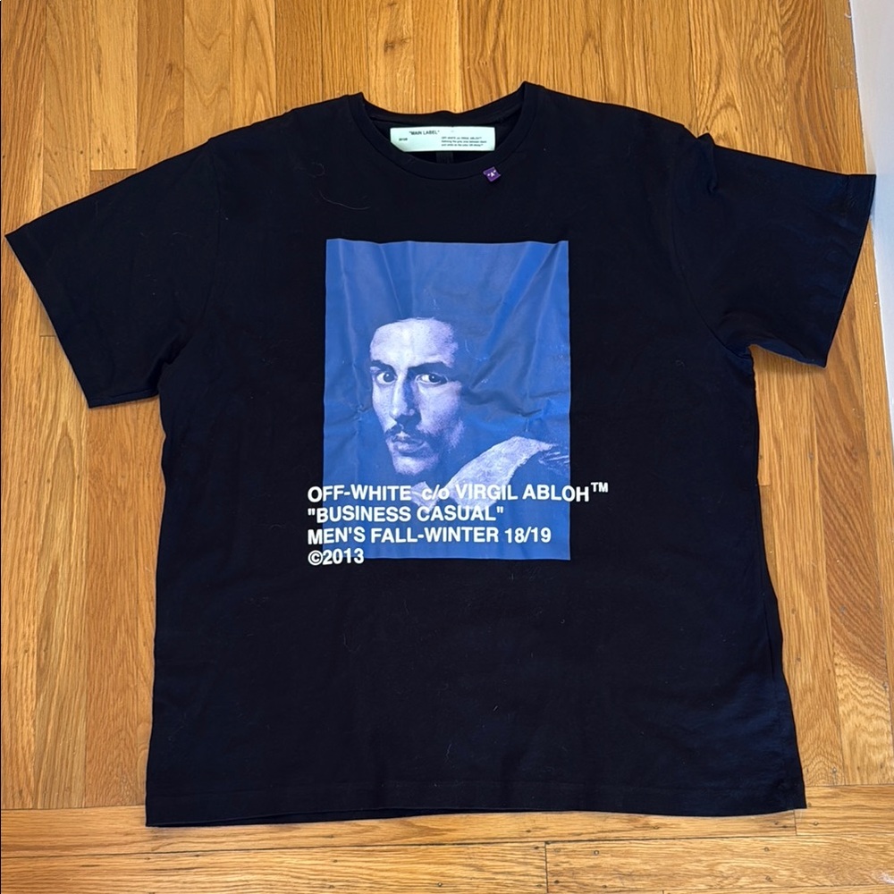 Off-White Black Graphic Men's T-Shirt